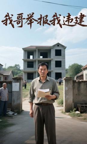 短剧《我哥举报我违建》海报