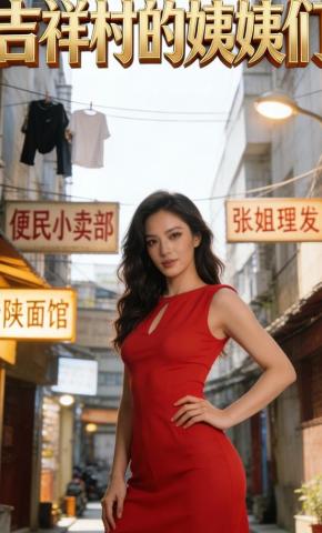 短剧《吉祥村的姨姨们》海报