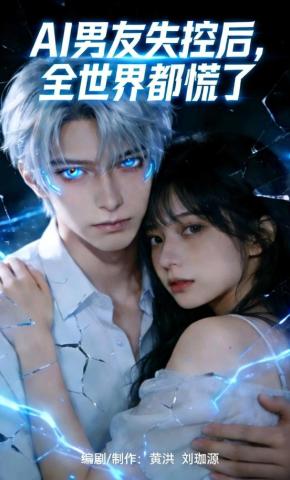 短剧《AI男友失控后，全世界都慌了》海报