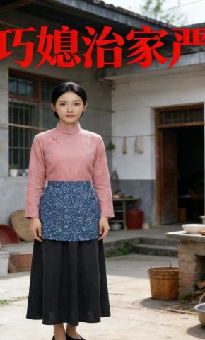 短剧《巧媳治家严》海报