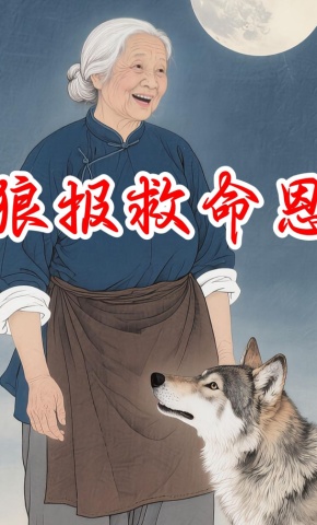 短剧《狼报救命恩》海报