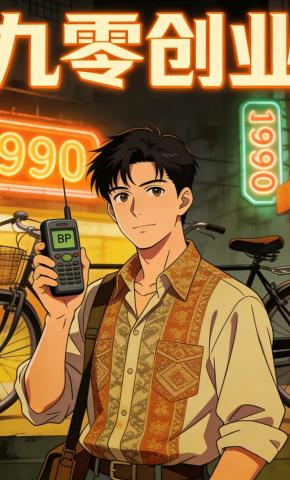 短剧《九零创业》海报