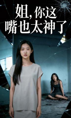 短剧《姐，你这嘴也太神了》海报