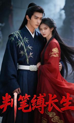 短剧《判笔缚长生》海报