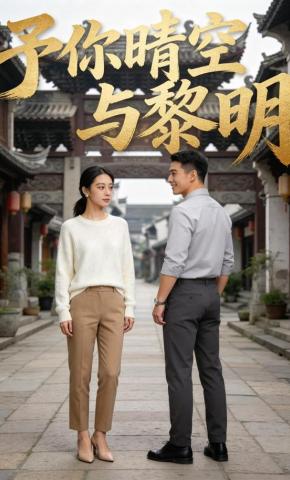 短剧《予你晴空与黎明》海报