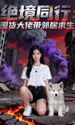 短剧《绝境同行：囤货大佬带邻居求生》海报