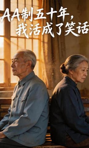 短剧《AA制五十年，我活成了笑话》海报