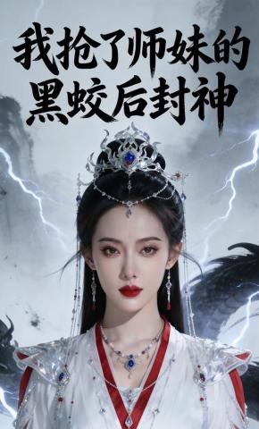 短剧《我抢了师妹的黑蛟后封神》海报