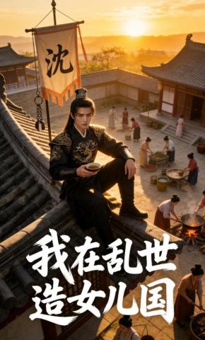 短剧《我在乱世造女儿国》海报