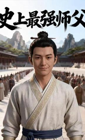 短剧《史上最强师父》海报