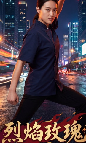 短剧《烈焰玫瑰》海报