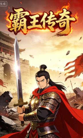 短剧《霸王传奇》海报