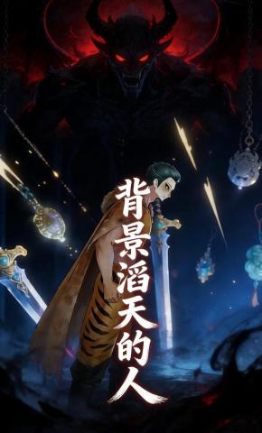 短剧《背景滔天的人》海报