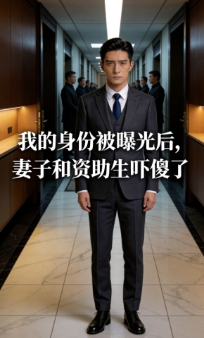 短剧《我的身份被曝光后，妻子和资助生吓傻了》海报