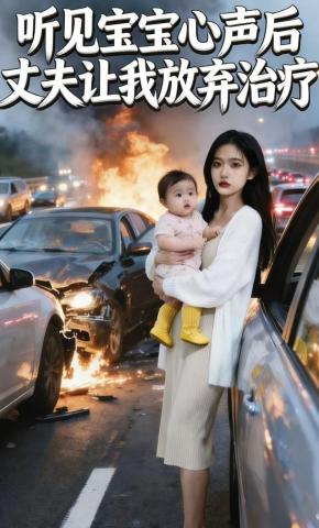 短剧《听见宝宝心声后，丈夫让我放弃治疗》海报