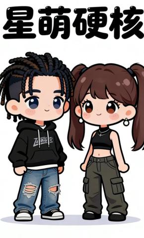 短剧《星萌硬核》海报