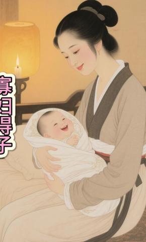 短剧《寡妇得子》海报