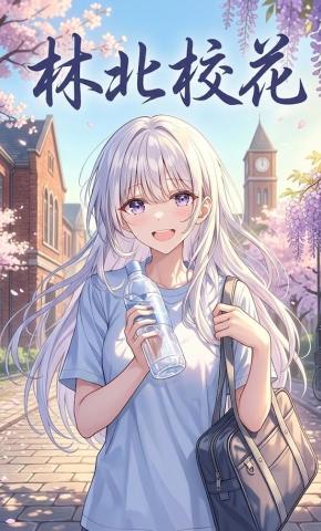 短剧《林北校花》海报