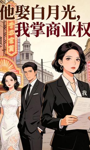 短剧《他娶白月光，我掌商业权》海报
