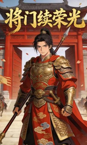 短剧《将门续荣光》海报