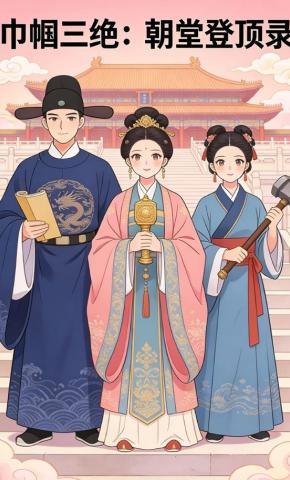 短剧《巾帼三绝：朝堂登顶录》海报