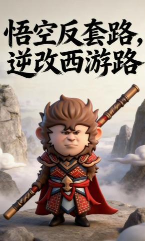 短剧《悟空反套路，逆改西游路》海报