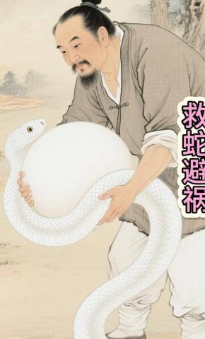 短剧《救蛇避祸》海报