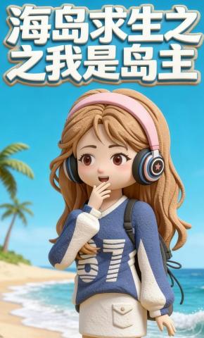 短剧《海岛求生之我是岛主》海报