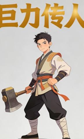 短剧《巨力传人》海报