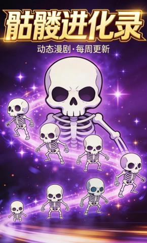 短剧《骷髅进化录》海报