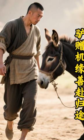 短剧《驴赠机缘善赴归途》海报