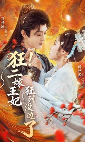 短剧《狂！二嫁王妃狂到没边了》海报