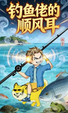 短剧《钓鱼佬的顺风耳》海报