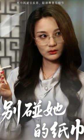 短剧《别碰她的纸巾》海报