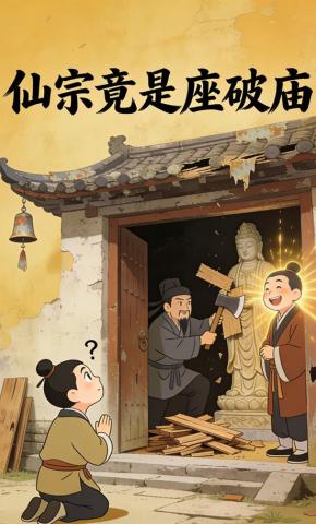 短剧《仙宗竟是座破庙》海报