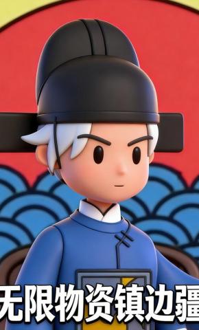 短剧《无限物资镇边疆》海报