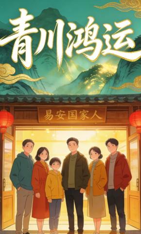 短剧《青川鸿运》海报