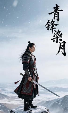 短剧《青锋染月》海报