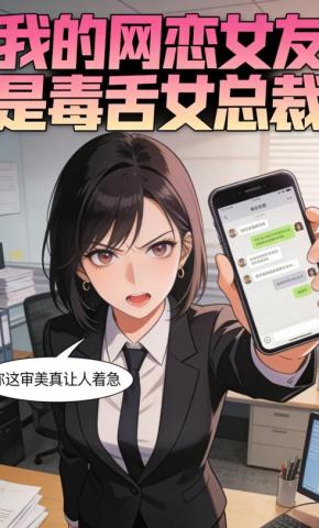 短剧《我的网恋女友是毒舌女总裁》海报