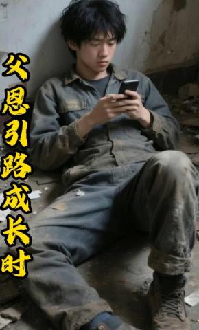 短剧《父恩引路成长时》海报