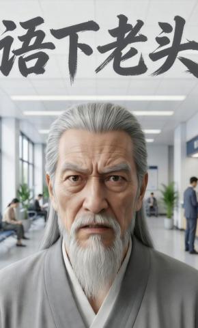 短剧《语下老头》海报