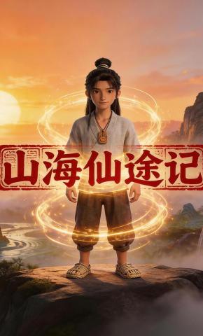 短剧《山海仙途记》海报