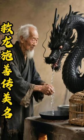 短剧《救龙施善传美名》海报