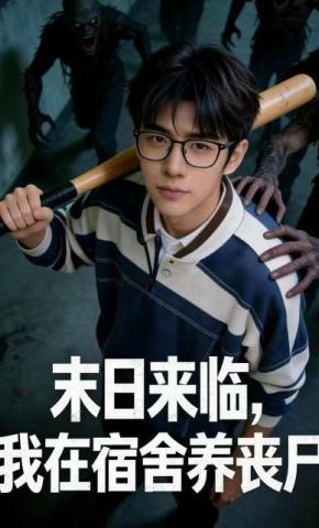 短剧《末日来临，我在宿舍养丧尸》海报