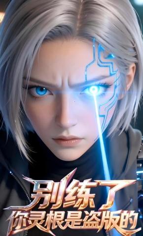 短剧《别练了，你的灵根是盗版的》海报