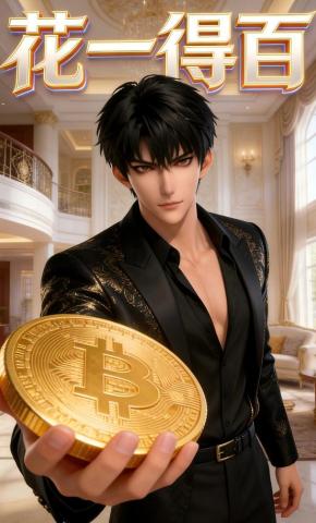 短剧《花一得百》海报