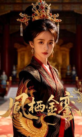 短剧《凤栖金銮》海报