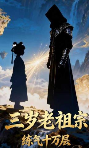 短剧《三岁老祖宗，练气十万层》海报