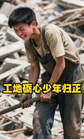 短剧《工地砺心少年归正》海报