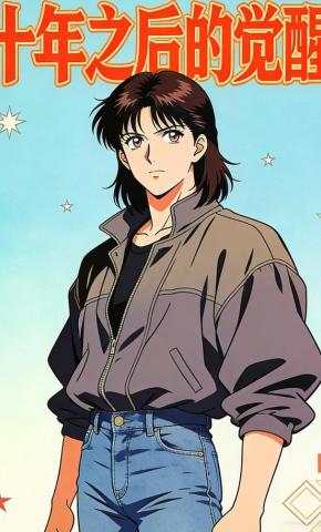 短剧《十年之后的觉醒》海报